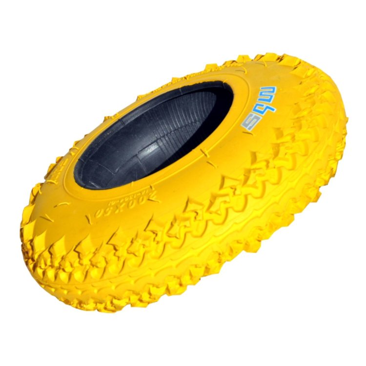 MBS 8 inch knobby tyre yellow
